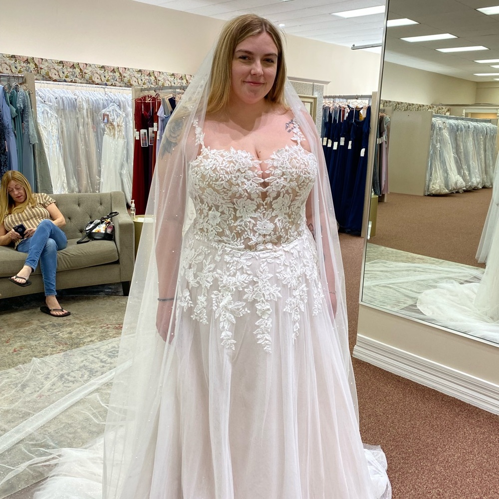 Lace Bodice Wedding Dress